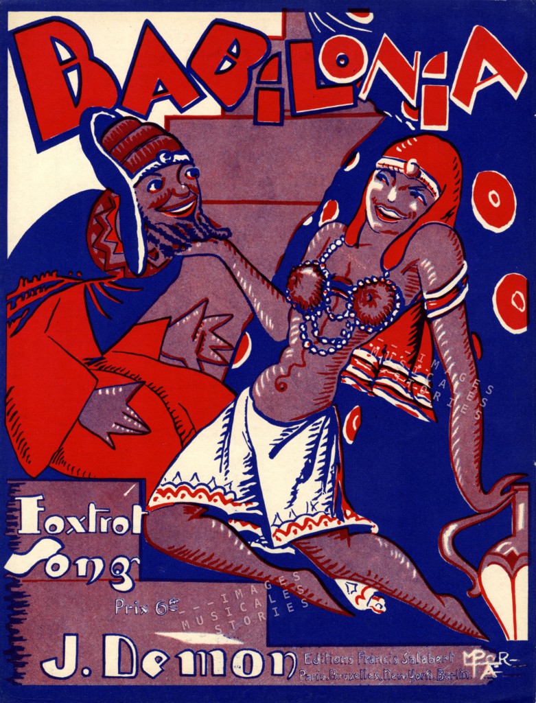 Babilonia, foxtrot by J. Demón (Editions Salabert, Paris, 1928)