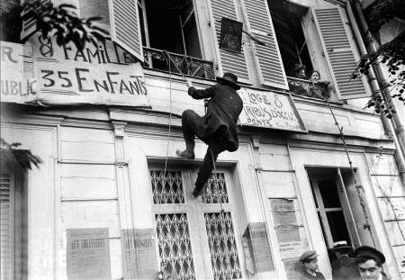 Georges Cochon in action to defend Parisian tenants
