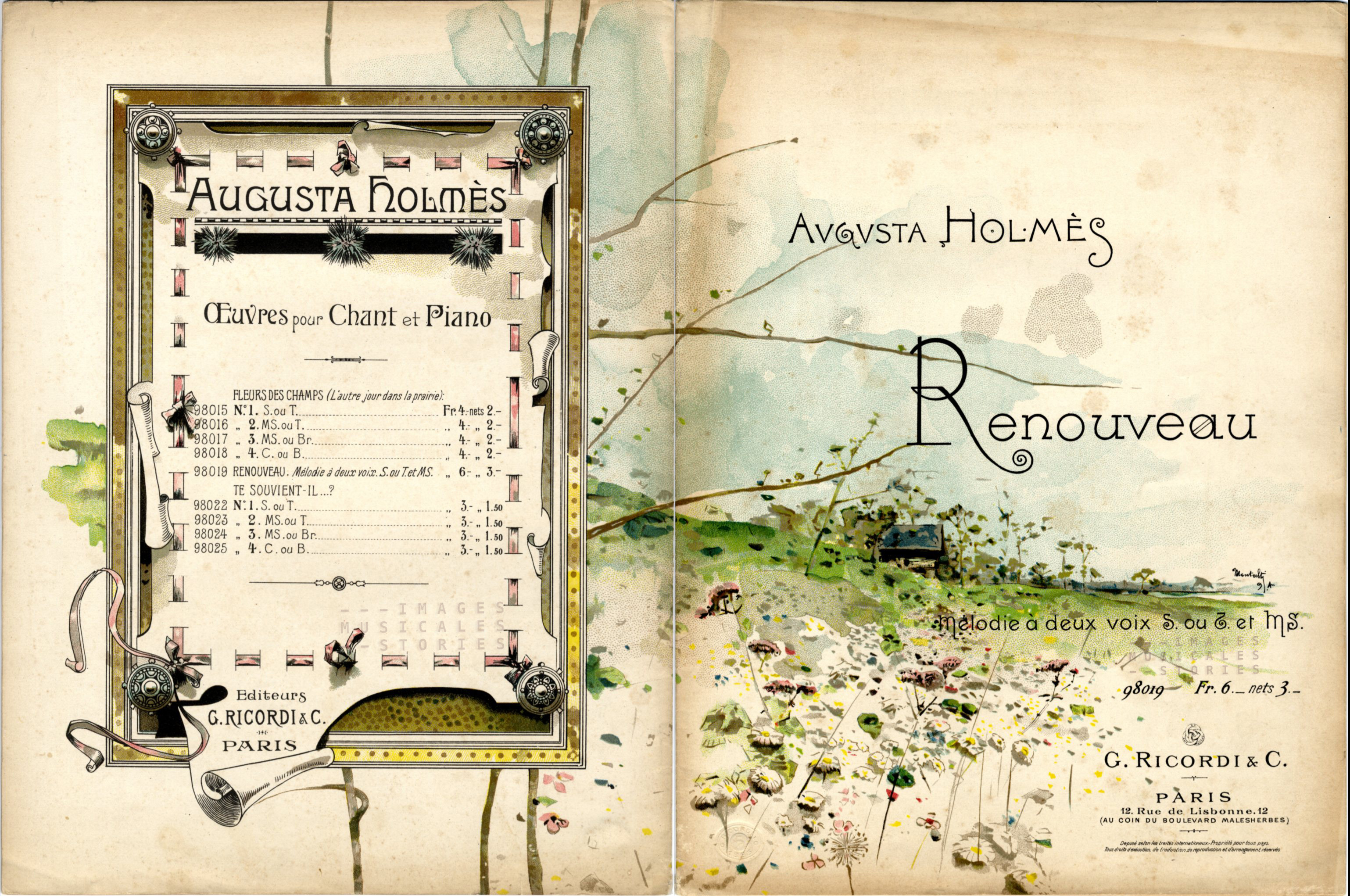 'Renouveau', composed by Augusta Holmes