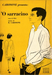 'O Sarracino', (music: Carosone - Lyrics: Nisa), illustrator unknown. Edizioni EDIR, Milano, 1958.