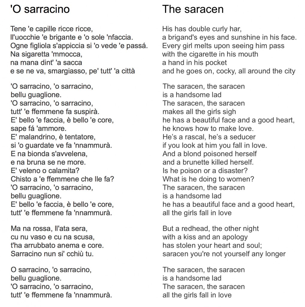 O-Sarracino-Lyrics
