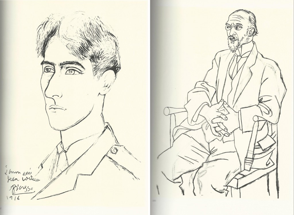 Author Jean Cocteau and composer Erik Satie