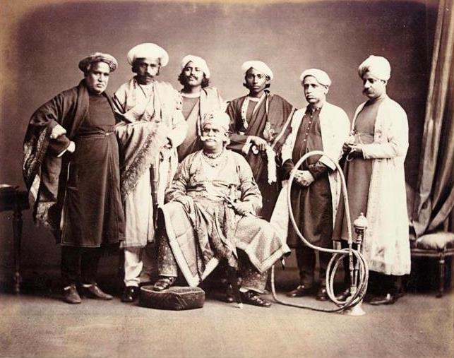 Majaraja of Benares and Suite,1870s (source: Sothebys)