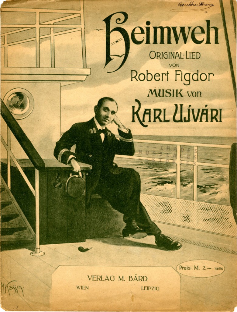 Sheet Music cover for Heimweh by Karl Ujvari and Robert Figdor