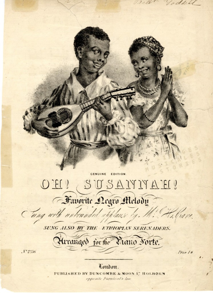 "Oh Susannah!" sheet music cover.