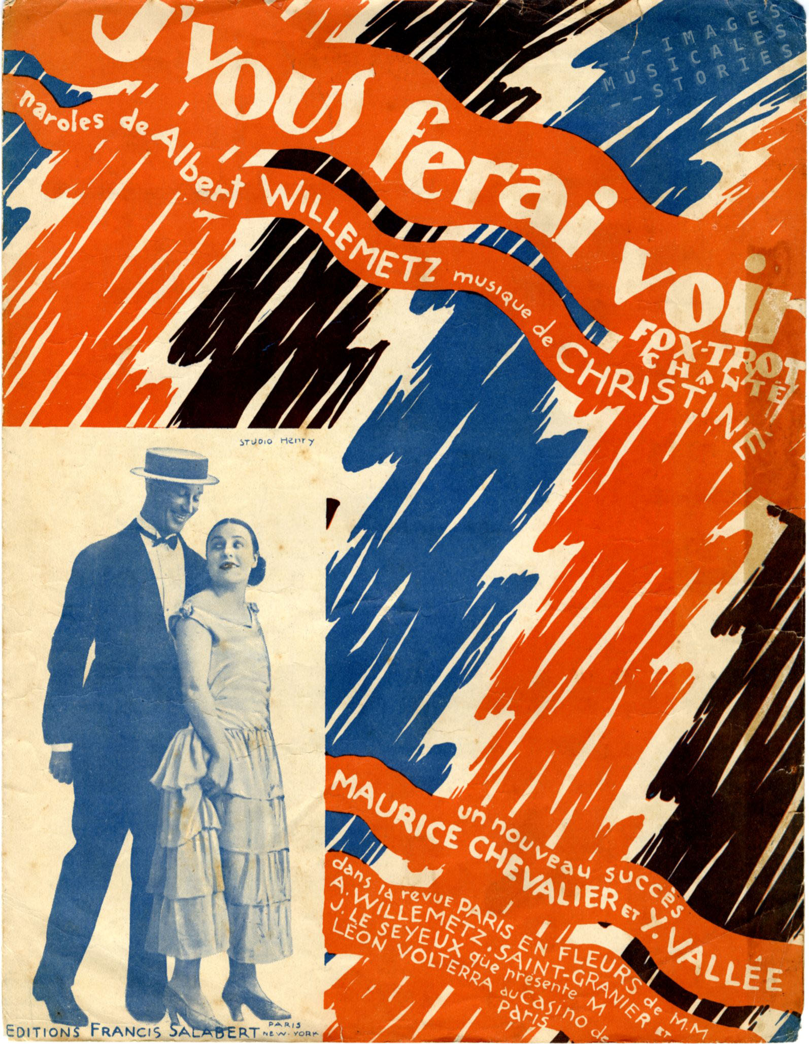 'J'vous ferai voir', illustrated by de Valerio (1925).