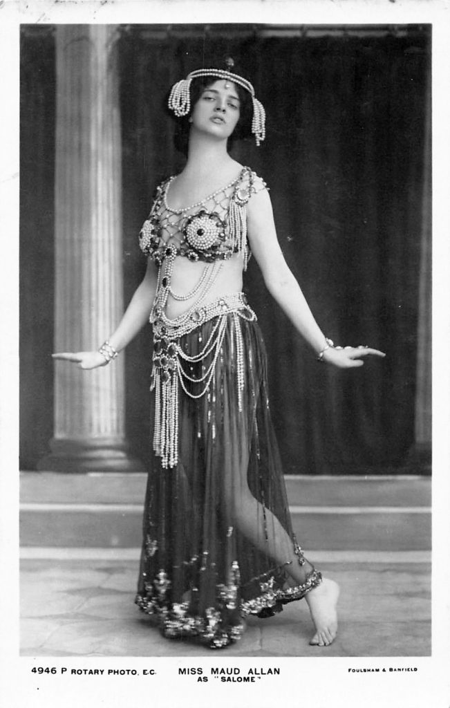 Postcard of Maud Allan as Salome.
