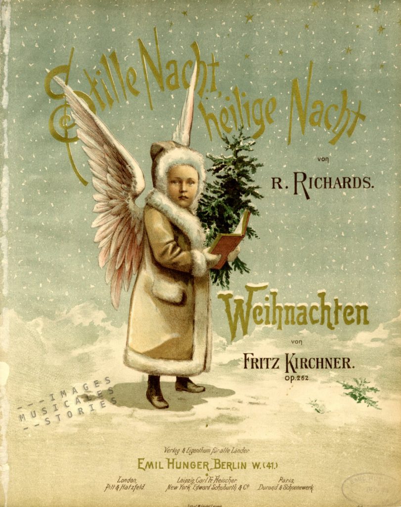 Sheet Music cover 'Stille Nacht, heilige Nacht ; Weihnachten' by Fritz Kirchner