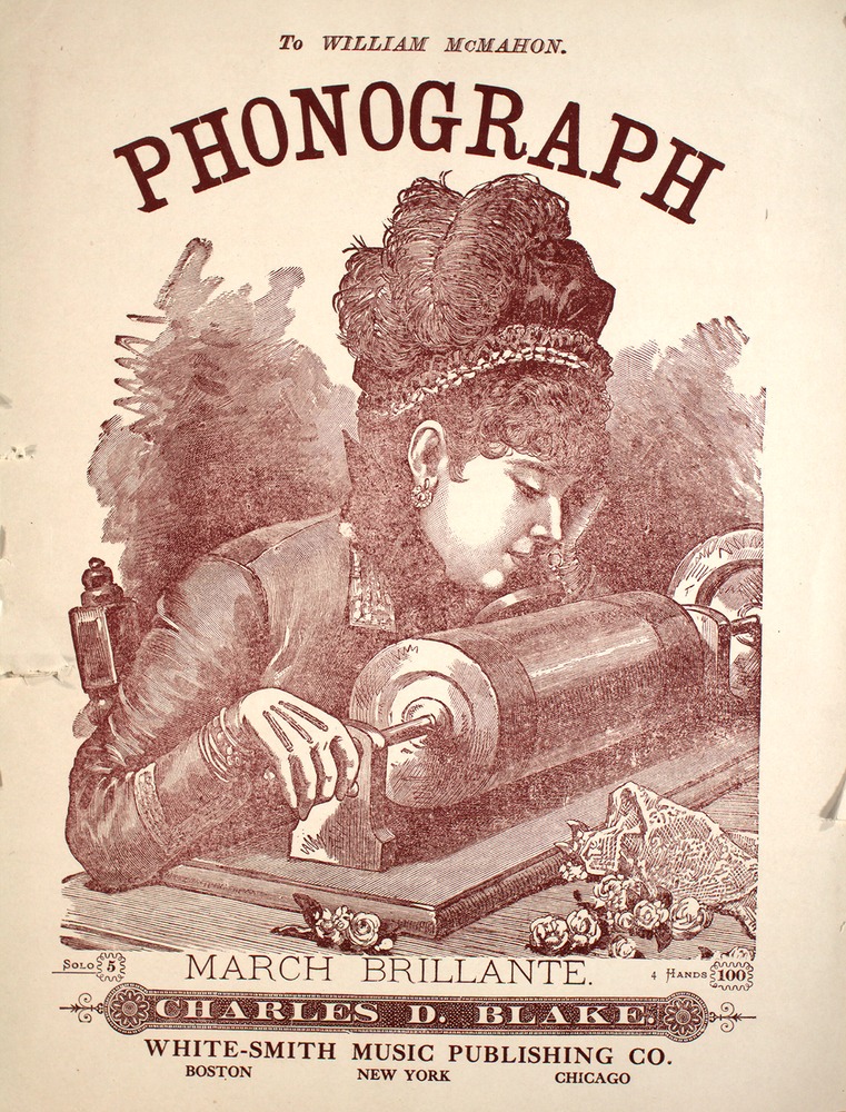 This image has an empty alt attribute; its file name is phonograph-sheet-music.jpg